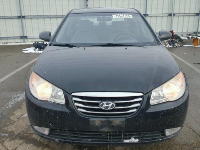 KMHDU4AD1AU866956 - 2010 HYUNDAI ELANTRA BL BLACK photo 9