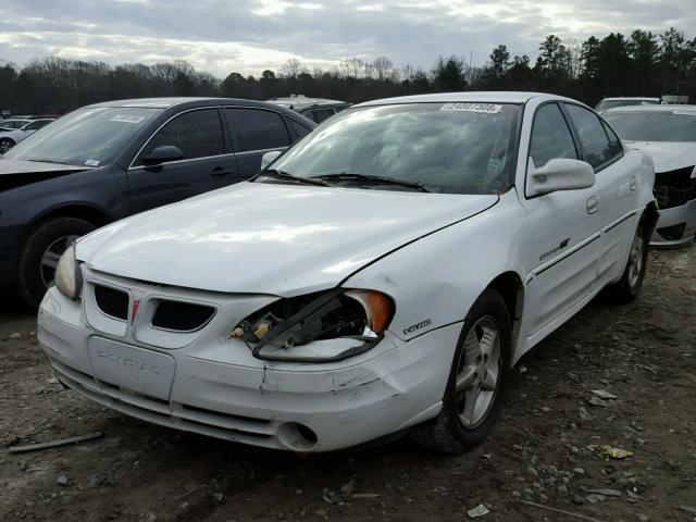 1G2NW52E0XM904349 - 1999 PONTIAC GRAND AM G WHITE photo 2