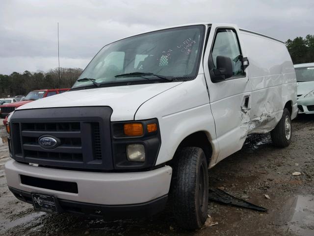 1FTNE1EWXDDA41311 - 2013 FORD ECONOLINE WHITE photo 2