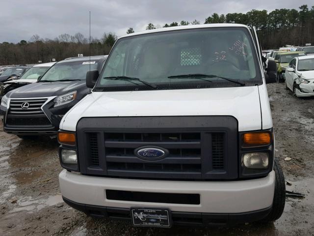 1FTNE1EWXDDA41311 - 2013 FORD ECONOLINE WHITE photo 9