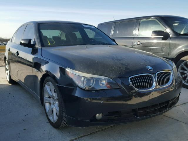 WBANB33575B116412 - 2005 BMW 545 I BLACK photo 1