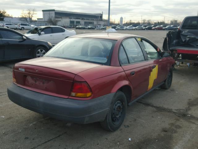 1G8ZH5289TZ271505 - 1996 SATURN SL1 MAROON photo 4