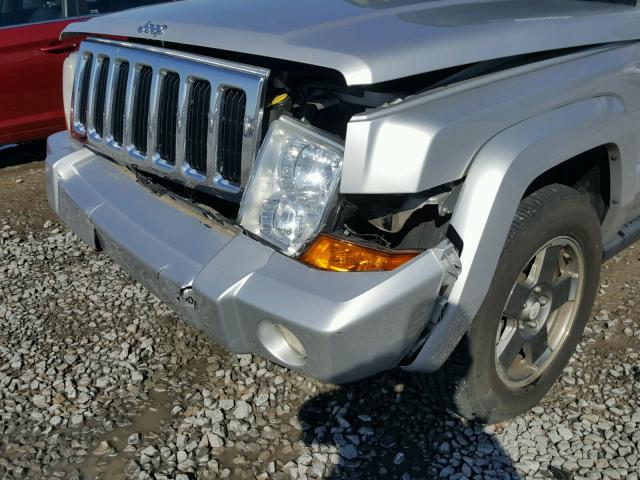 1J4RH4GK0AC140980 - 2010 JEEP COMMANDER ვერცხლისფერი ფოტო 10