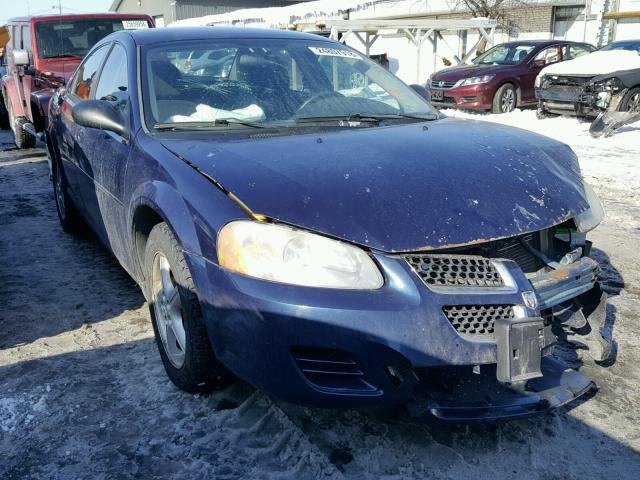 1B3EL46J55N562640 - 2005 DODGE STRATUS SX BLUE photo 1