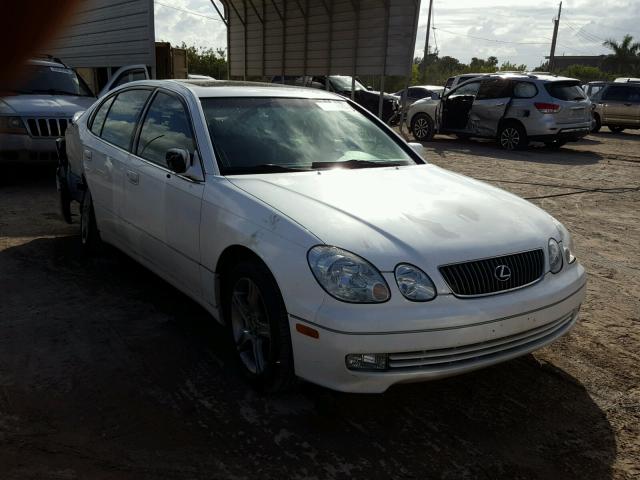 JT8BD69S430179439 - 2003 LEXUS GS 300 WHITE photo 1