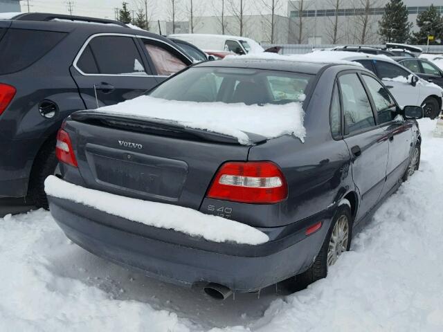 YV1VS29522F814168 - 2002 VOLVO S40 1.9T GRAY photo 4