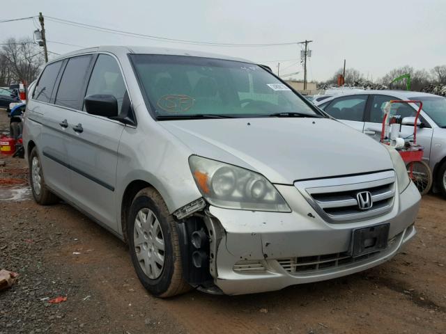 5FNRL382X5B038186 - 2005 HONDA ODYSSEY LX SILVER photo 1