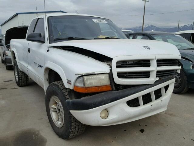 1B7GG22X6YS583402 - 2000 DODGE DAKOTA WHITE photo 1