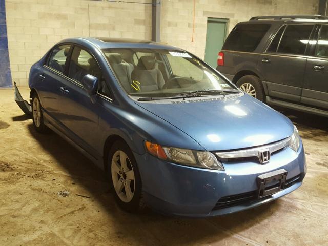1HGFA16896L144133 - 2006 HONDA CIVIC EX ლურჯი ფოტო 1