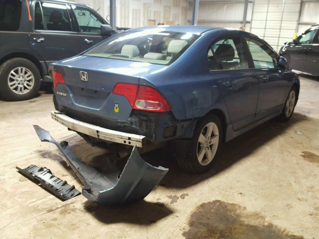1HGFA16896L144133 - 2006 HONDA CIVIC EX ლურჯი ფოტო 4