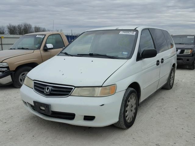 5FNRL18593B103492 - 2003 HONDA ODYSSEY LX WHITE photo 2