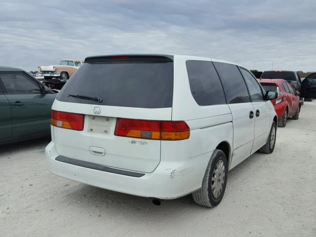 5FNRL18593B103492 - 2003 HONDA ODYSSEY LX WHITE photo 4