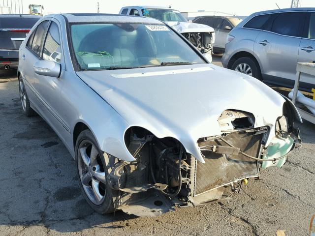 WDBRF40J94A624545 - 2004 MERCEDES-BENZ C 230K SPO SILVER photo 1