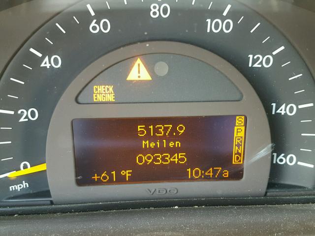 WDBRF40J94A624545 - 2004 MERCEDES-BENZ C 230K SPO SILVER photo 8