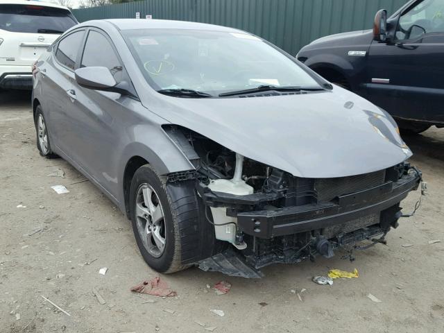 5NPDH4AE1EH458524 - 2014 HYUNDAI ELANTRA SE CHARCOAL photo 1