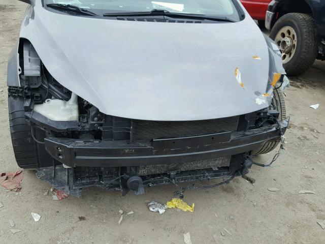 5NPDH4AE1EH458524 - 2014 HYUNDAI ELANTRA SE CHARCOAL photo 9