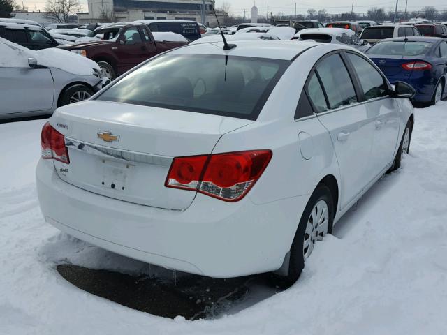 1G1PC5SH2B7151172 - 2011 CHEVROLET CRUZE LS WHITE photo 4