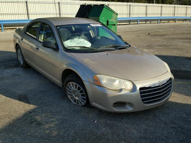 1C3AL46X85N663077 - 2005 CHRYSLER SEBRING TAN photo 1