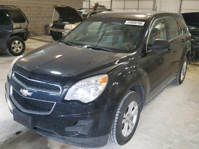 2CNALBEW2A6298589 - 2010 CHEVROLET EQUINOX LS BLACK photo 2