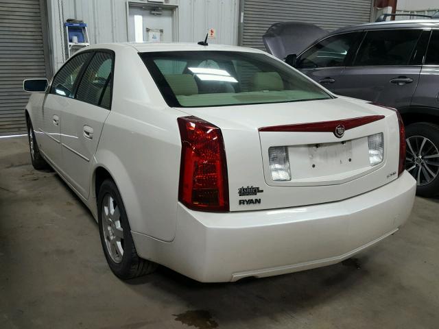 1G6DP577870125788 - 2007 CADILLAC CTS HI FEA WHITE photo 3