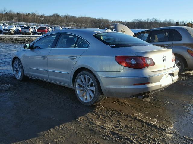 WVWEU73C49E537950 - 2009 VOLKSWAGEN CC SILVER photo 3