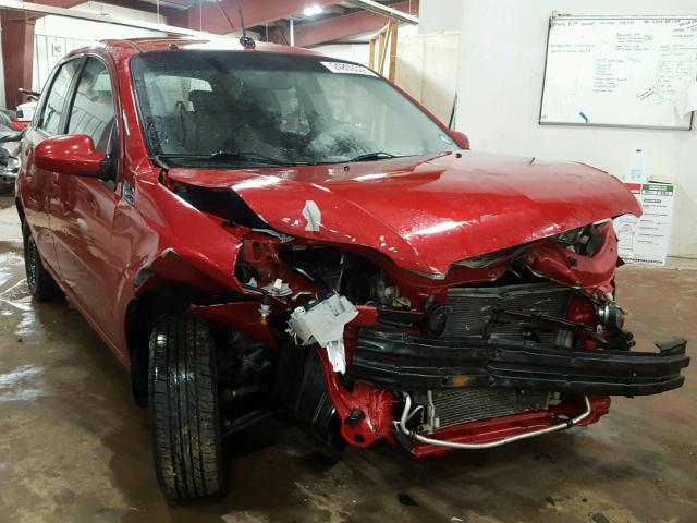 KL1TD6DE9AB098498 - 2010 CHEVROLET AVEO LS RED photo 1
