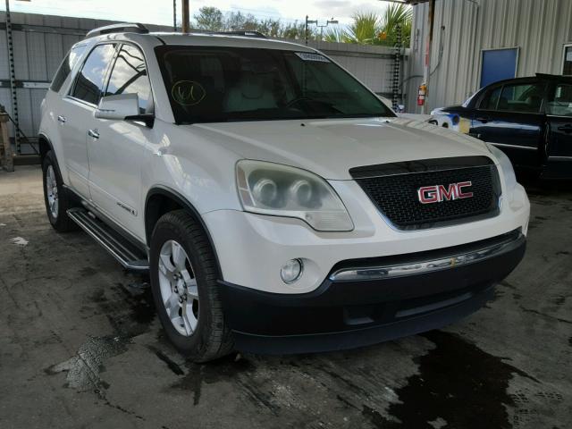 1GKER23728J276562 - 2008 GMC ACADIA SLT თეთრი ფოტო 1