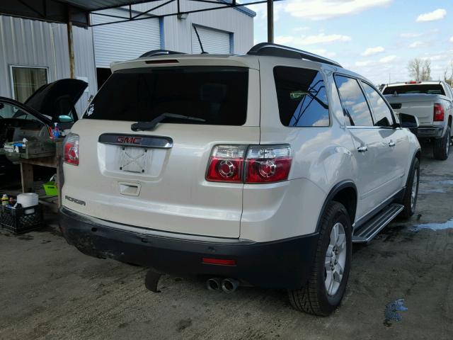 1GKER23728J276562 - 2008 GMC ACADIA SLT თეთრი ფოტო 4