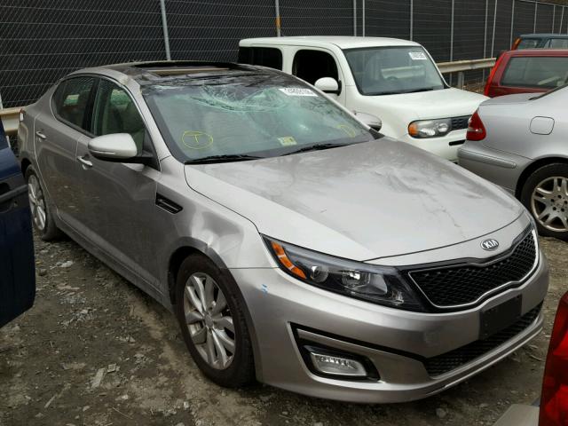 5XXGN4A75EG272214 - 2014 KIA OPTIMA EX SILVER photo 1