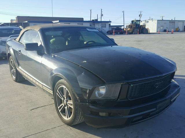 1ZVFT84N155260288 - 2005 FORD MUSTANG BLACK photo 1