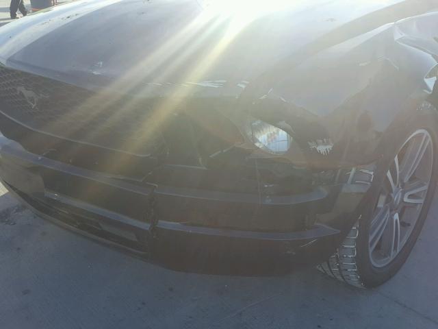 1ZVFT84N155260288 - 2005 FORD MUSTANG BLACK photo 9