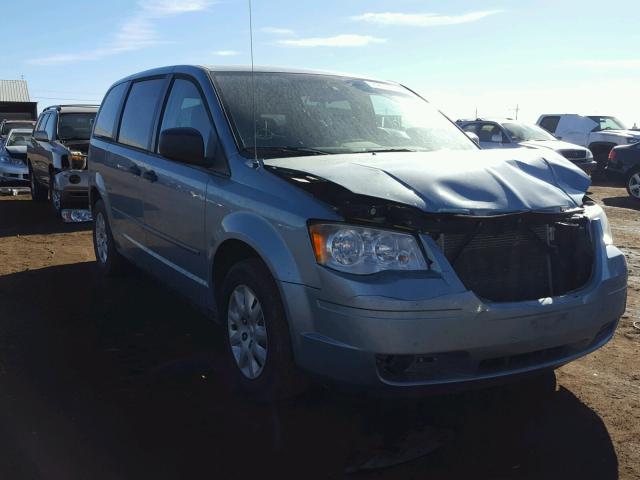 2A8HR44H18R600343 - 2008 CHRYSLER TOWN & COU BLUE photo 1