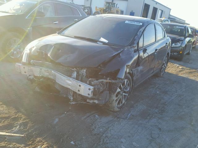 19XFB2F82EE043069 - 2014 HONDA CIVIC EX BLACK photo 2