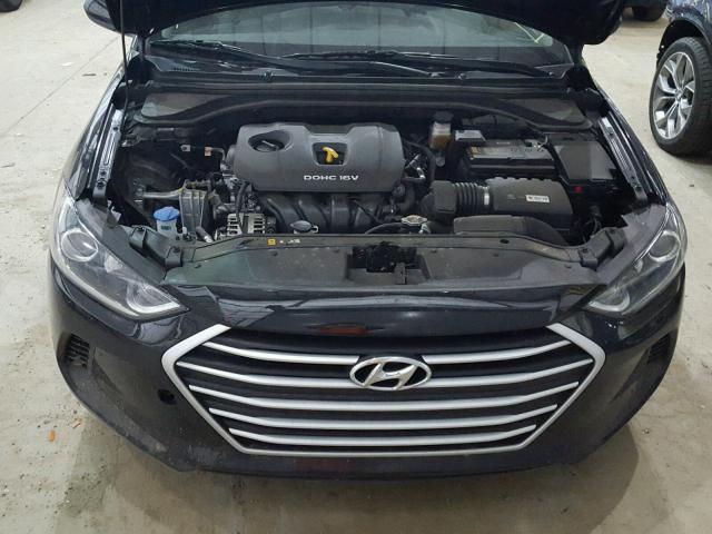 KMHD74LF2HU431878 - 2017 HYUNDAI ELANTRA SE BLACK photo 7