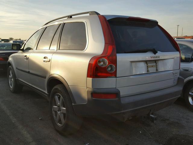 YV1CZ91H331005357 - 2003 VOLVO XC90 T6 SILVER photo 3