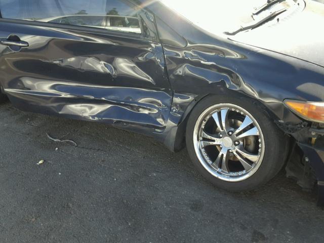 2HGFG12876H582036 - 2006 HONDA CIVIC EX ლურჯი ფოტო 9