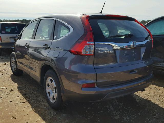 2HKRM3H31GH563678 - 2016 HONDA CR-V LX GRAY photo 3