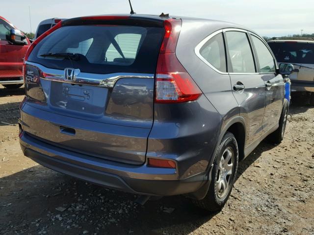 2HKRM3H31GH563678 - 2016 HONDA CR-V LX GRAY photo 4