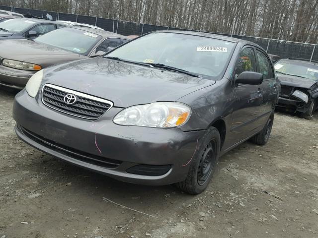 2T1BR32E97C793954 - 2007 TOYOTA COROLLA CE GRAY photo 2