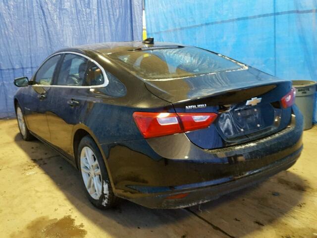 1G1ZE5ST0GF294352 - 2016 CHEVROLET MALIBU LT BLACK photo 3