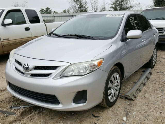 JTDBU4EE8C9171832 - 2012 TOYOTA COROLLA BA SILVER photo 2