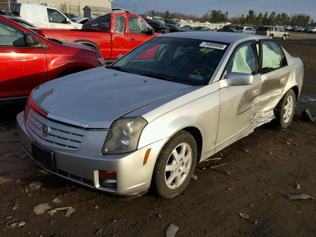 1G6DM57T370117409 - 2007 CADILLAC CTS SILVER photo 2