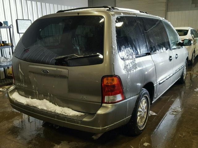 2FMZA51402BB73808 - 2002 FORD WINDSTAR L GRAY photo 4