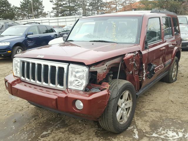 1J8HG48K77C685336 - 2007 JEEP COMMANDER მუქწითელი ფოტო 2