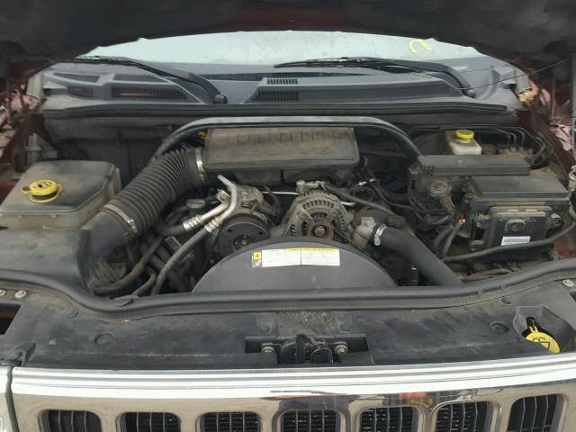 1J8HG48K77C685336 - 2007 JEEP COMMANDER მუქწითელი ფოტო 7