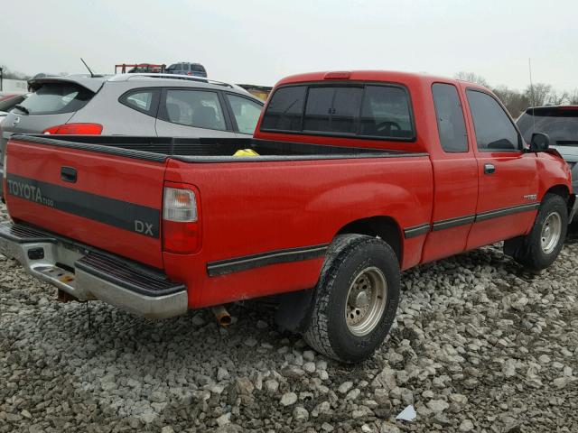 JT4VD12E0S0004707 - 1995 TOYOTA T100 XTRAC RED photo 4