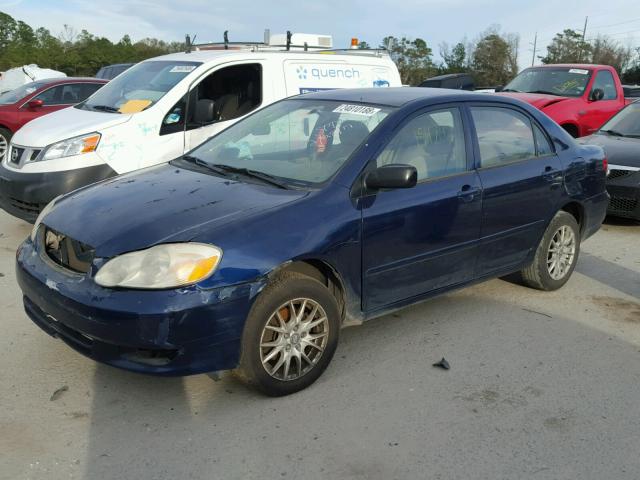 1NXBR32E64Z292627 - 2004 TOYOTA COROLLA CE BLUE photo 2