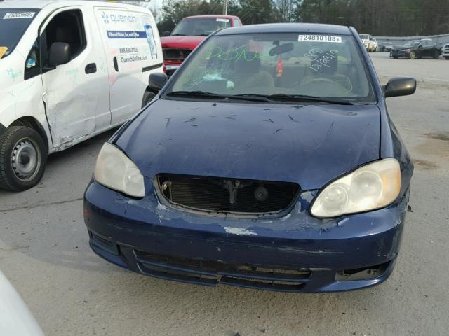 1NXBR32E64Z292627 - 2004 TOYOTA COROLLA CE BLUE photo 9