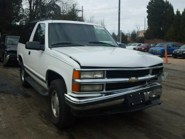 3GNEK18R4VG118930 - 1997 CHEVROLET TAHOE K150 WHITE photo 1