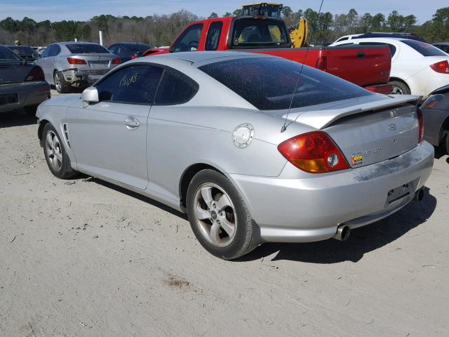 KMHHM65D76U203048 - 2006 HYUNDAI TIBURON GS SILVER photo 3